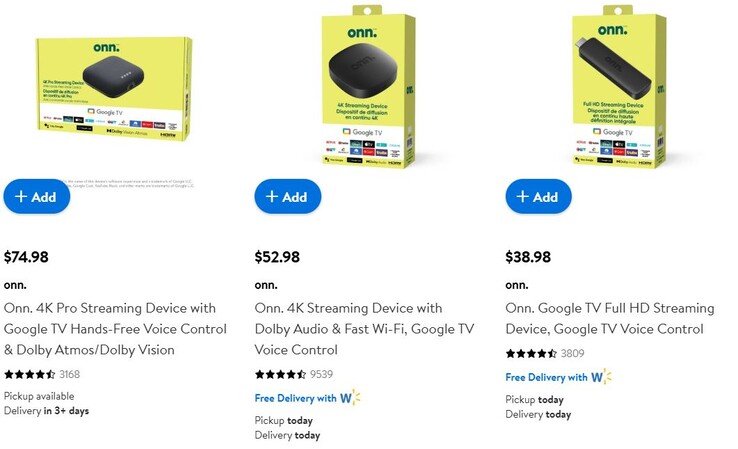 Now listed on Walmart.ca.