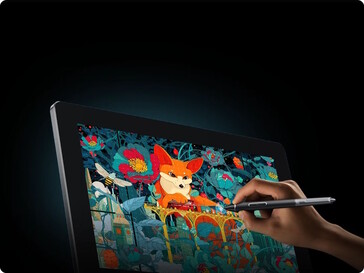 The screen supports precise inputs with a stylus (Image source: XPPen)