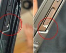 The $1700 Galaxy Z Fold 6 and possibly other Samsung phones have a problem with peeling paint. (Image source: u/Hungry_Low_3149, edited)