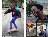 IGTV enables users to take vertical, full screen videos. (Source: Instagram)