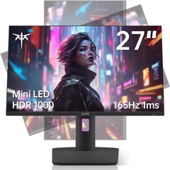 27-inch KTC mini-LED HDR gaming monitor down to US$379 for this week only (Source: Amazon)