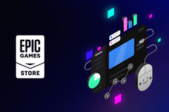 The Epic Games Store, whose logo is shown above, does not indicate whether a game was developed using AI. (Image source: Epic Games)