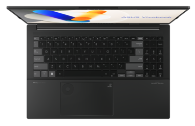 Asus VivoBook Pro 15 OLED - Keyboard with Asus DialPad. (Image Source: Asus)