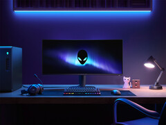 Alienware AW3225DM brings a curved QHD panel with 180 Hz refresh rate (Image source: Dell)
