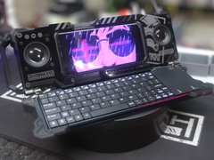 The feature-packed Cyberdeck on display (image source: High Tech Low Life YT)