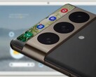 The Google Pixel 8 Pro (fan-made concept pictured) and Pixel Tablet Pro should launch in 2023. (Image source: Science and Knowledge & Google - edited)
