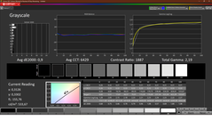 CalMAN: Grayscale (calibrated)