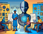 Humans vs AI (Image source: Generated using DALL·E 3)