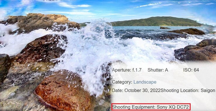 "Xperia 1 V" shot. (Image source: rcalex on DCFever - edited)