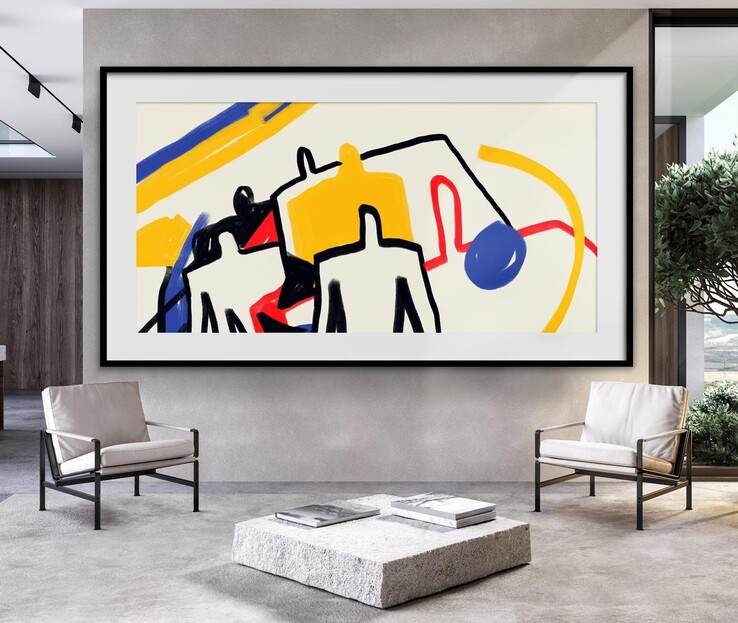 The LG Magnit Active Micro LED display can show a selection of art masterpieces when not in active use. (Image source: LG)