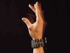 New Meta's sEMG-RD wristband. Full control with a wave of the hand - the future of wearables? (Image source: Meta, edited)