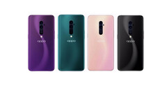 The OPPO Reno&#039;s purported four color SKUs. (Source: Mr. Phone)