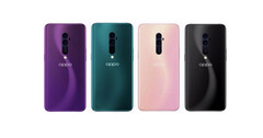 The OPPO Reno's purported four color SKUs. (Source: Mr. Phone)