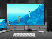 The BenQ PD3225U has a KVM switch and is compatible with built-in macOS brightness controls. (Image source: BenQ)