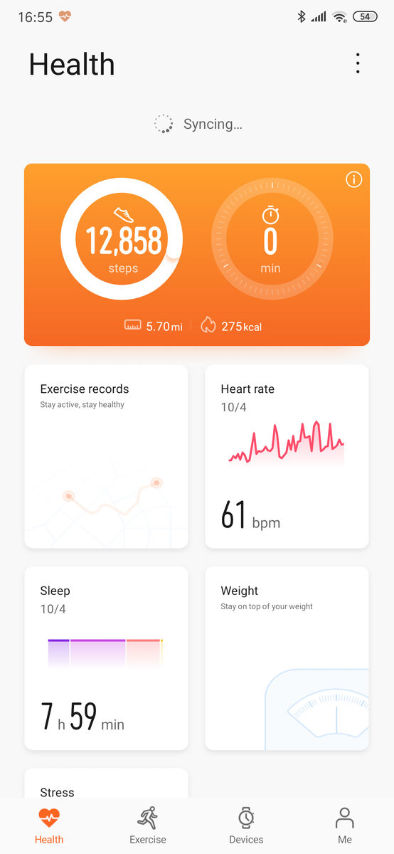 Honor band 5 shop fitness tracker app