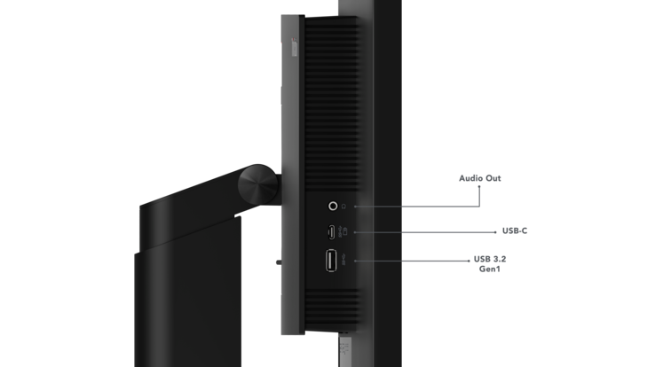 Lenovo ThinkVision P34w-20 side (image via Lenovo)