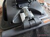 Unfortunately, the footrest is held in place by only one screw