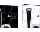 Digital Edition (L) and standard PS5 (R). (Image source: Sony/@videogamedeals - edited)