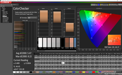 ColorChecker before calibration (AdobeRGB mode)