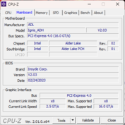 CPU-Z mainboard