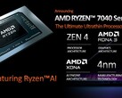 Some Ryzen 7040 Phoenix-HS processors will include an AMD XDNA AI engine. (Source: AMD)
