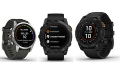The Fenix 7 Pro range will consist of 42 mm, 47 mm and 51 mm variants. (Image source: Roland Quandt)