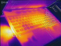 Thermal profile, side (max load)