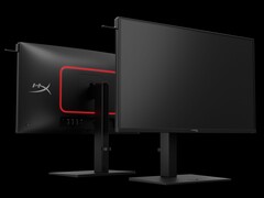 HyperX Omen 27-inch QD-OLED gaming monitors - front and rear (Image source: HP)
