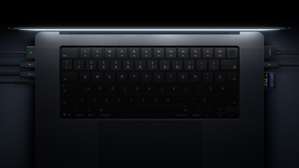 The new MacBook Pro can be optioned with nano-texture glass, too.
