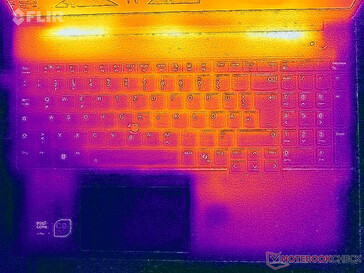 Surface temperature stress test (top side)