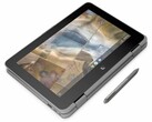 The HP Chromebook 11 x360 G2 EE convertible supports Wacom EMR digital pens. (Source: HP)