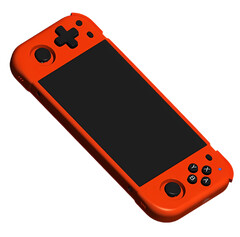 The XU40 H55 appears to be modelled on the Switch Lite but with a repositioned d-pad and left joystick. (Image source: XU Retro via Retro Handhelds)