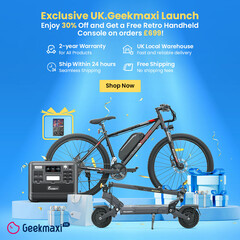 Geekmaxi UK opening deals on e-bikes are now live