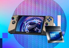 The MSI Claw 8 AI+ was first shown at IFA 2025. (Image source: MSI, Intel, edited)