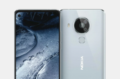The Nokia 7.3 5G will supposedly have a 6.53-inch display. (Image source: @OnLeaks & @IpeeWorld)