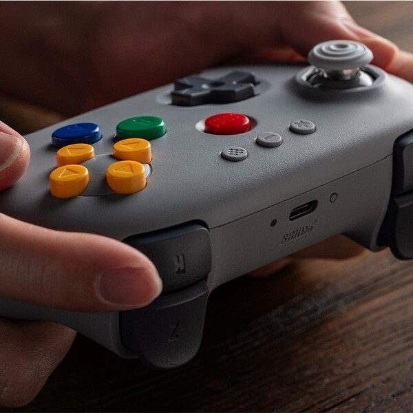 The grey 8BitDo 64 Bluetooth Controller costs more than the other colors. (Image source: 8BitDo)