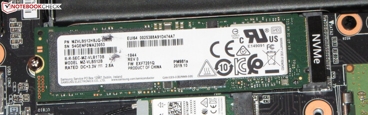 An NVMe SSD serves as system drive.