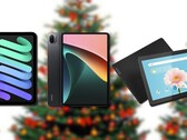The Apple iPad mini 6, Xiaomi Pad 5, and Lenovo Tab M10. (Image source: Apple/Xiaomi/Lenovo/Unsplash - edited)