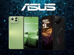 Asus smartphones including Zenfone 11 Ultra and ROG Phone 9 Pro (Image source: Asus with edits)