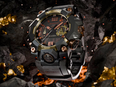 Promo image for the Casio Mudmaster "Magma Gold" watch