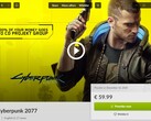 Cyberpunk 2077 in GOG Galaxy, partial achievements list leaks online (Source: Own)