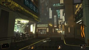 Pictured: A gameplay screenshot from Deus Ex: Human Revolution - Director's Cut.