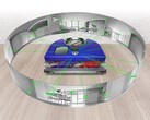 The Dyson 360 Vis Nav robot vacuum uses the company’s Hyperdymium motor. (Image source: Dyson)