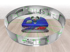 The Dyson 360 Vis Nav robot vacuum uses the company’s Hyperdymium motor. (Image source: Dyson)