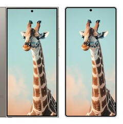 The Galaxy S25 Ultra may come with rounded corners for the frame and display. (Image source: Ice Universe)