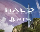 Banner for Halo: Campaign Evolved PS5 port is shown
