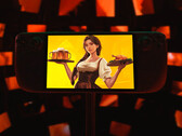 "Yes Chef!" is filled cooking games. Pictured: Steam Deck with the cover picture of Tavern Manager.