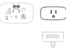 The IKEA SPELNING smart plug has appeared in a filing at the FCC. (Image source: FCC)