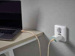 IKEA’s latest Sjöss charger (pictured) offers an up to 65W output. (Image source: IKEA)
