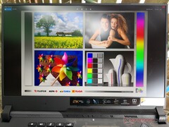 Outdoors under shade